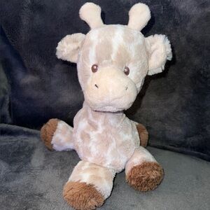 Ebba Loppy Giraffe Rattle Plush Stuffed Toy Animal 11” for Babies Lovey Nursery